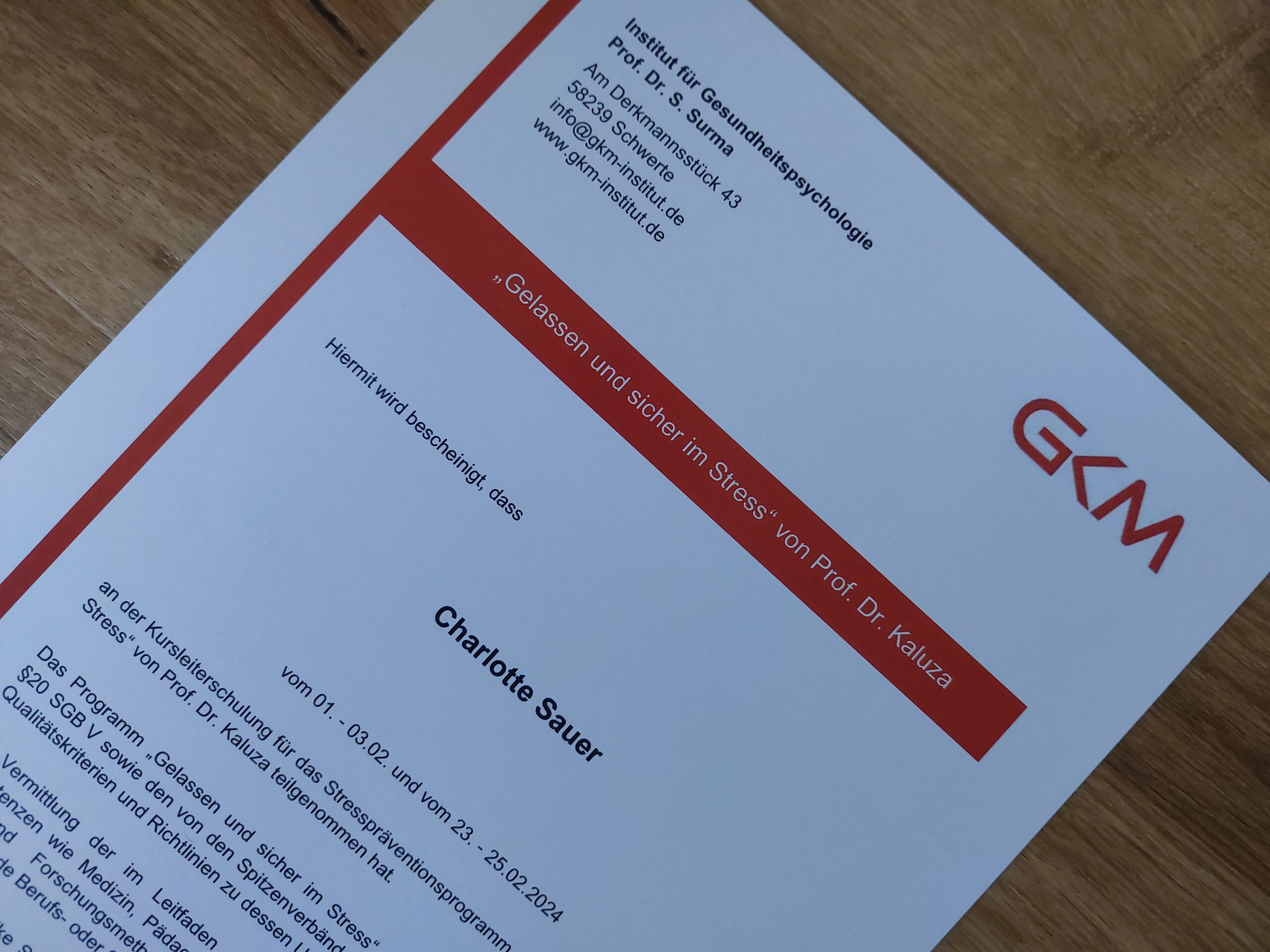 Erzieherinnen in Fortbildung zur Stressbewältigung